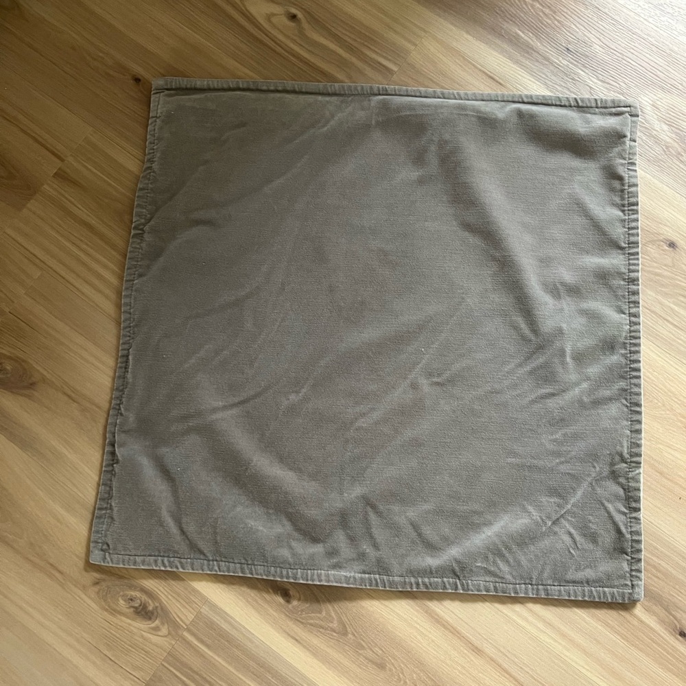 Tan Square Throw Pillow Cover